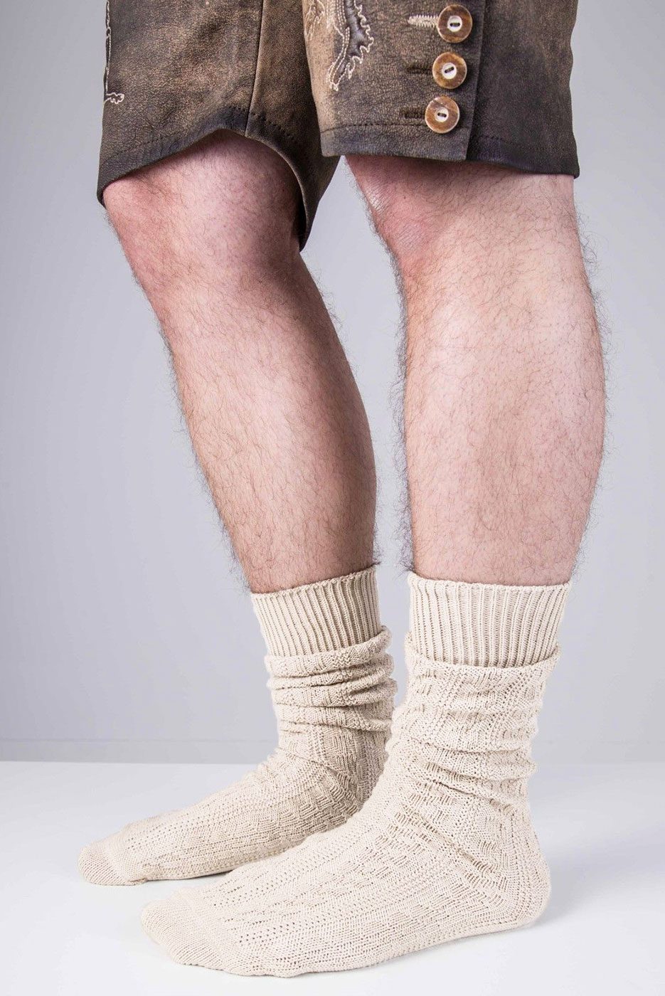 Alternative view of Trachtensocken in beige