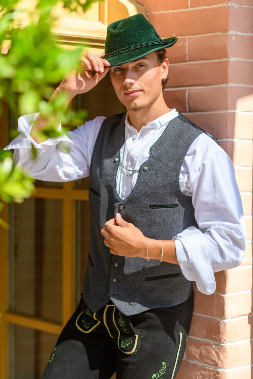 Gilet Stefan in grau