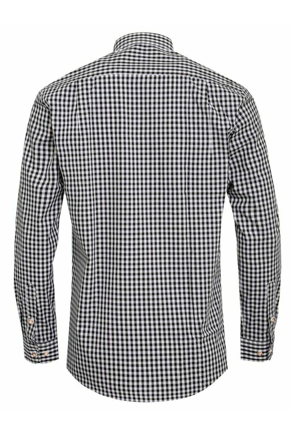 Alternative view of Kariertes Trachtenhemd Ferdl in dunkelbraun