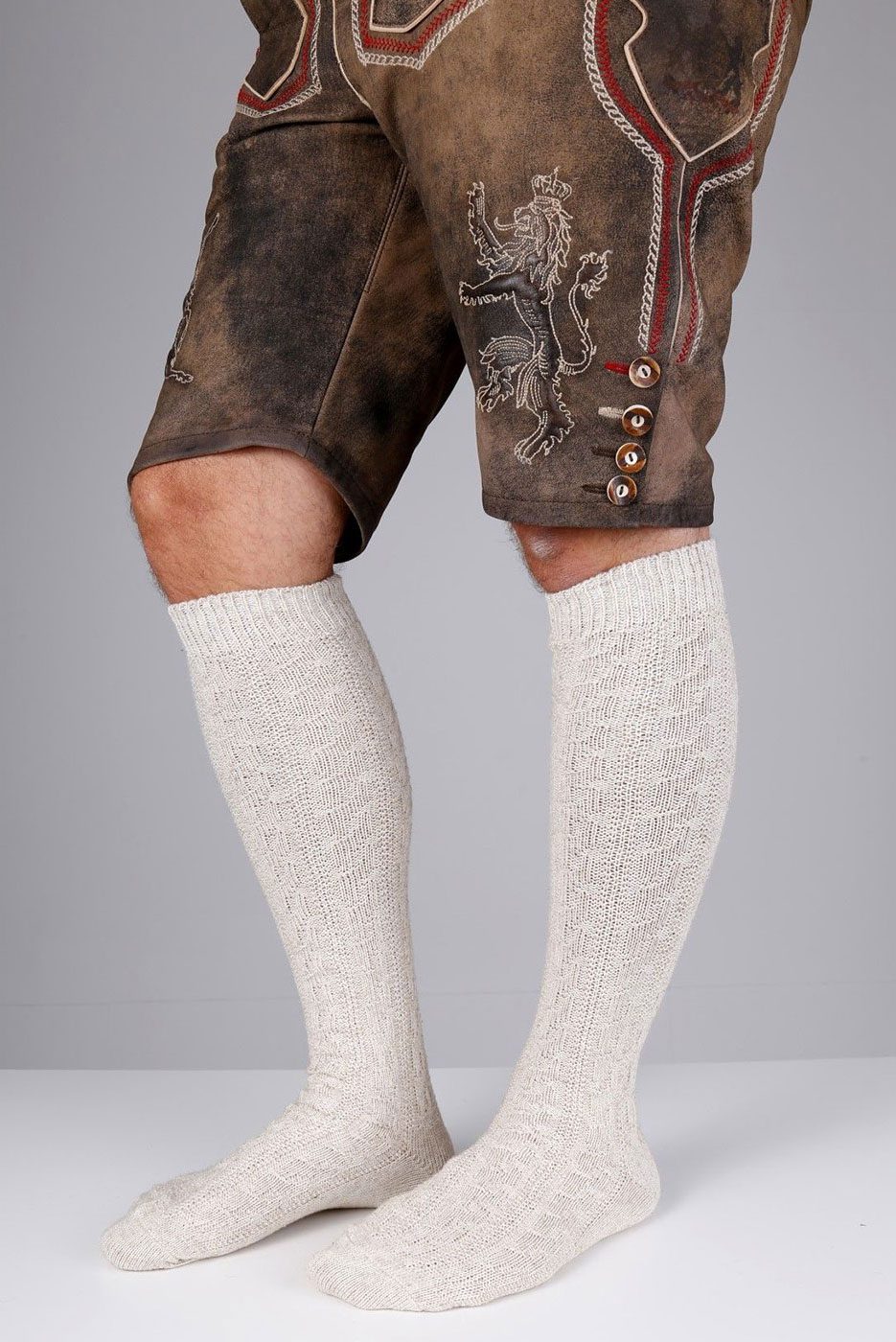 Alternative view of Trachten-Kniestrümpfe in beige