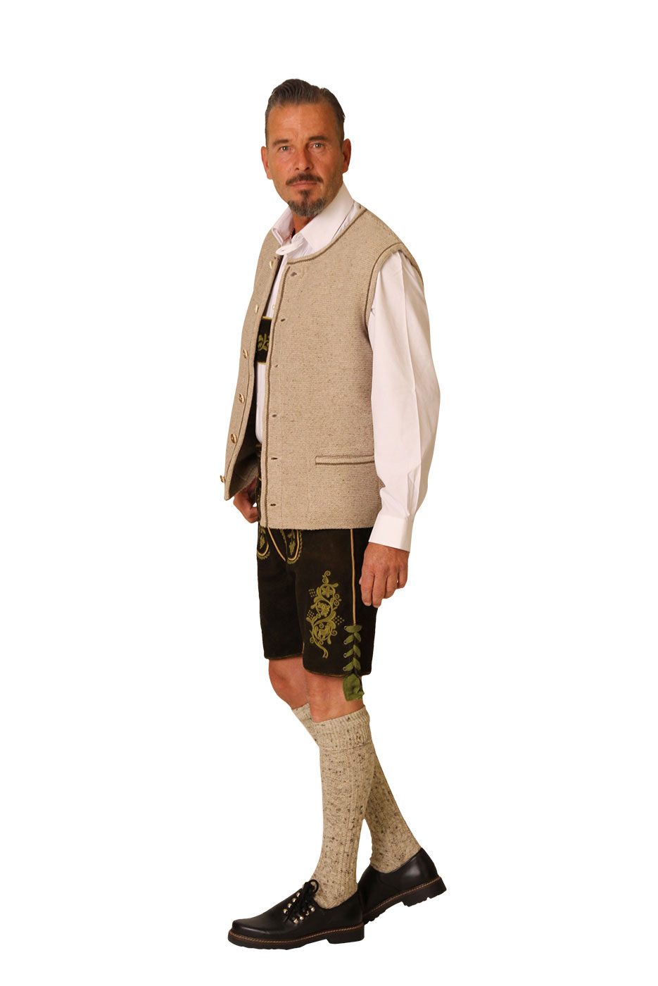 Alternative view of Trachten-Strickweste Jonas in natur