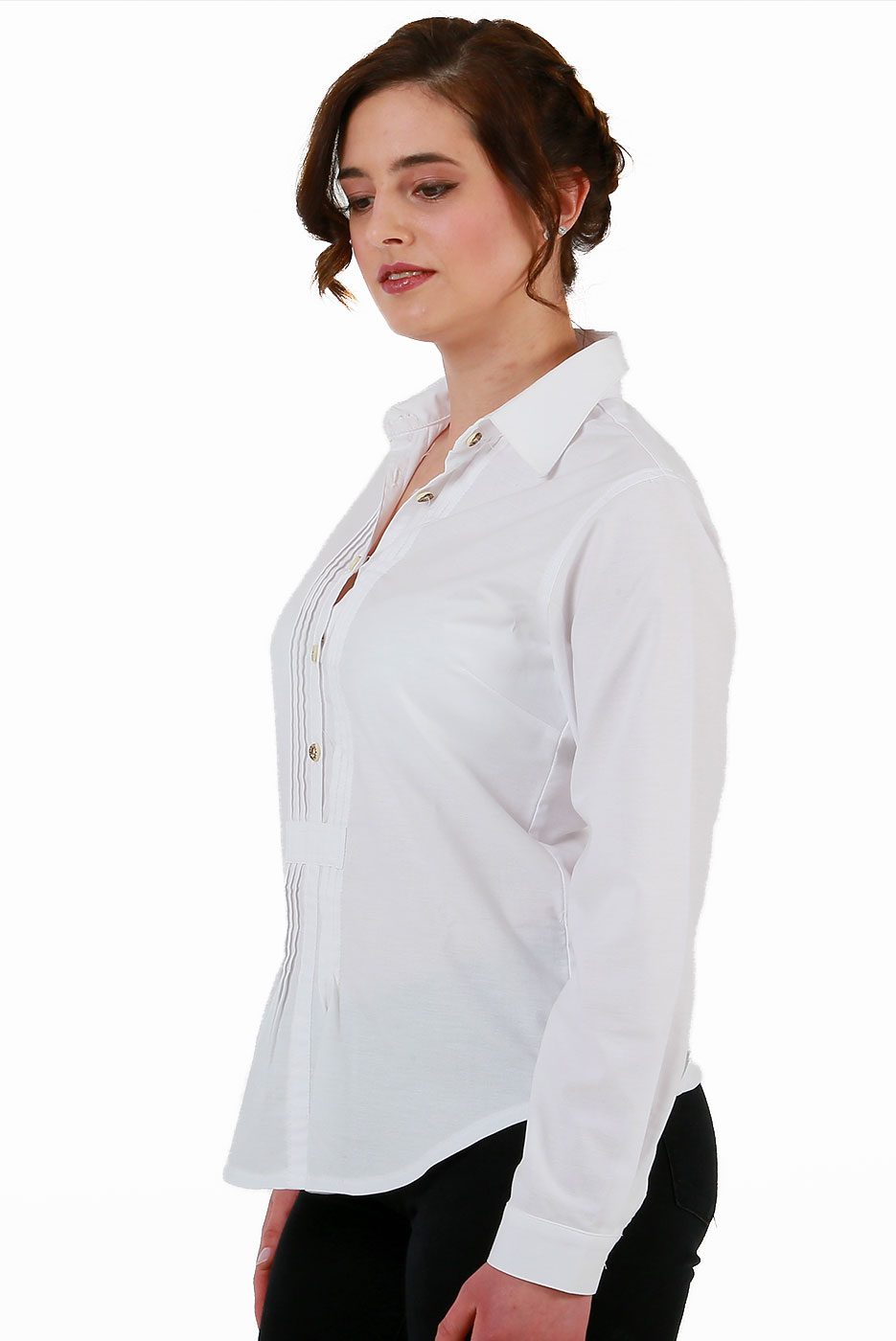 Alternative view of Pfoadbluse in weiß