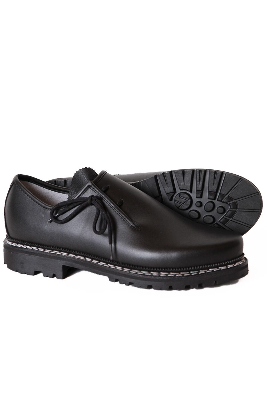 Meindl Haferlschuhe 86M mit Profilsohle in schwarz