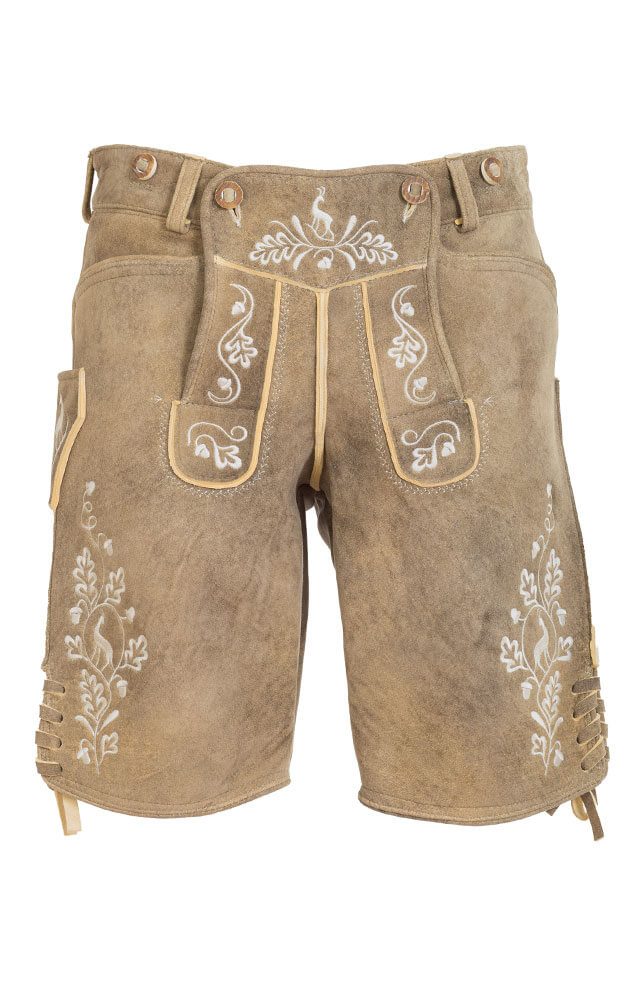 Kurze Hirsch - Lederhose Ludwig in urig hell