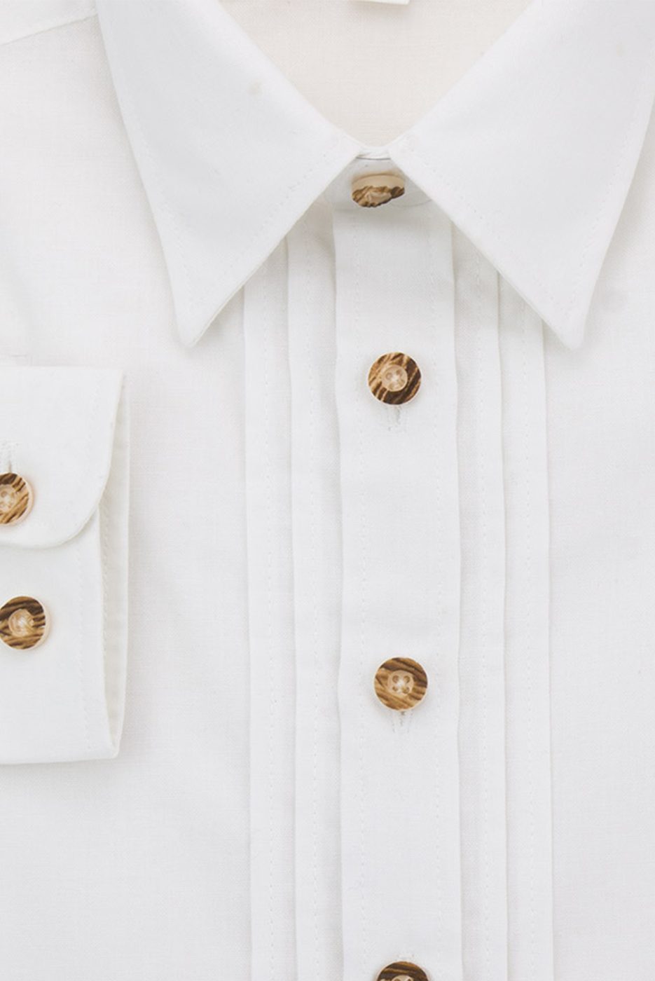 Alternative view of Kinder-Trachtenhemd mit Liegekragen in weiß