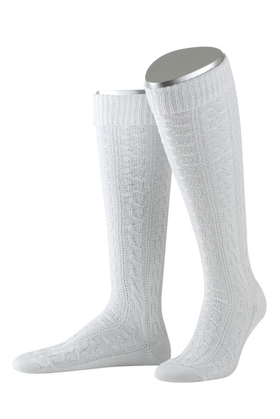 Kniebund-Strümpfe Wolfgang in weiß