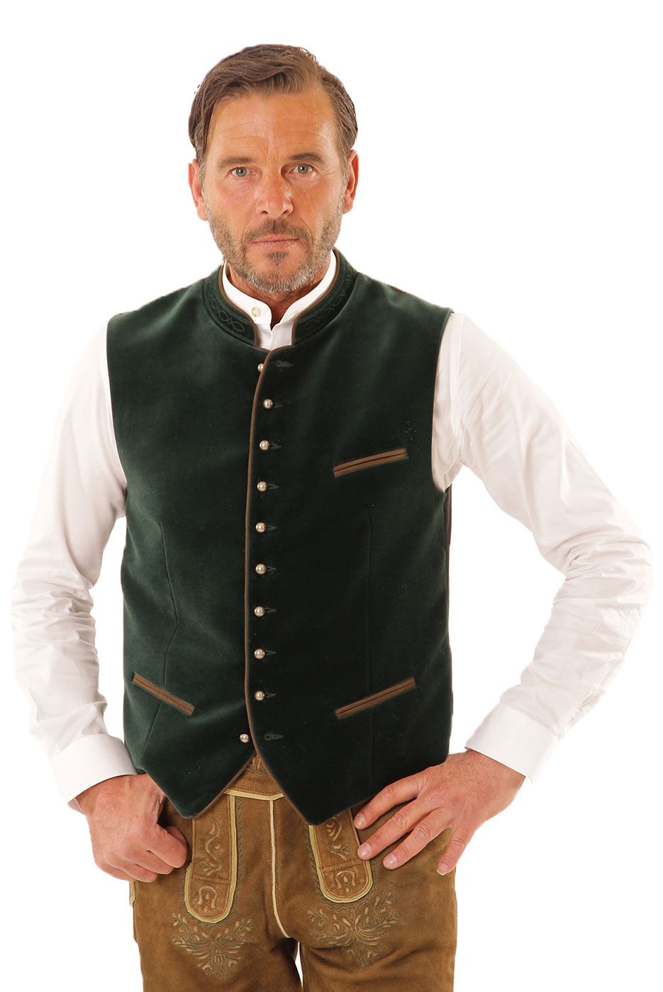 Trachtenweste Pius in grün