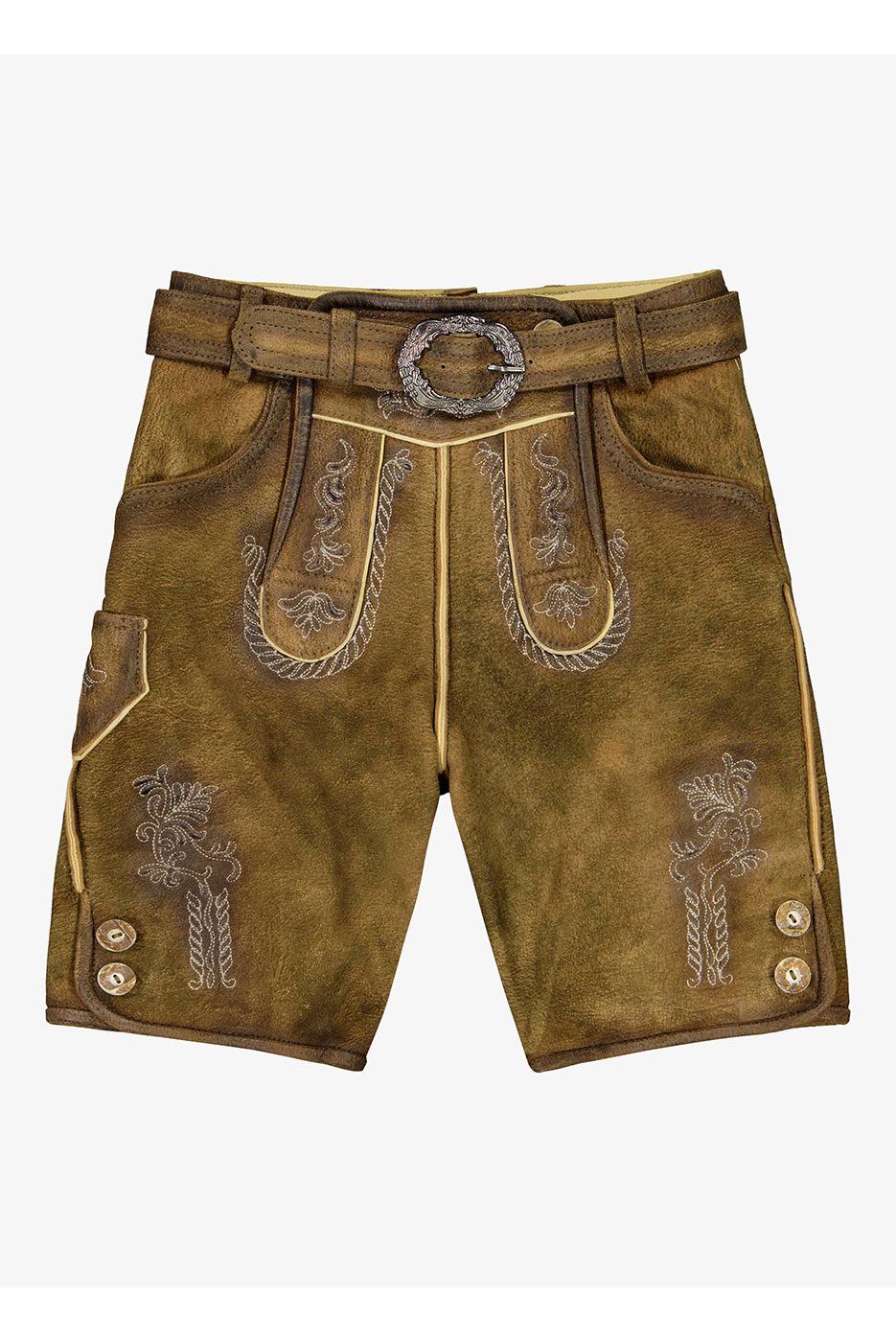 Kinderlederhose Zugspitz mit Gürtel