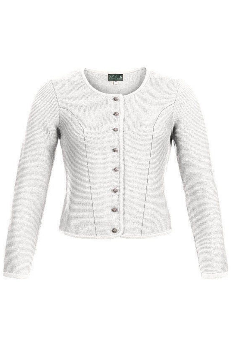 Kinder - Strickjacke Ännchen in weiß