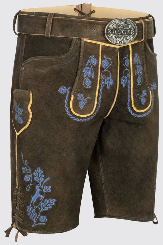 Alternative view of Lederhose Roland mit Gürtel