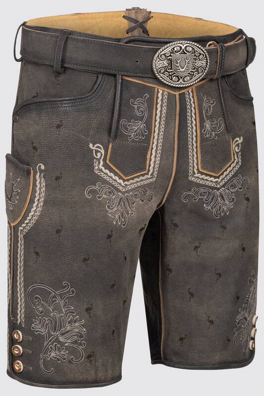 Alternative view of Lederhose Udo mit Gürtel
