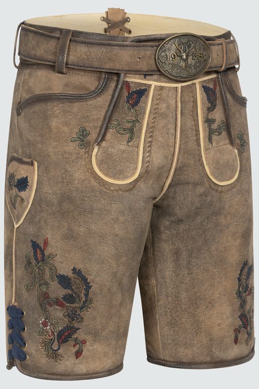 Alternative view of Lederhose Emil mit Gürtel