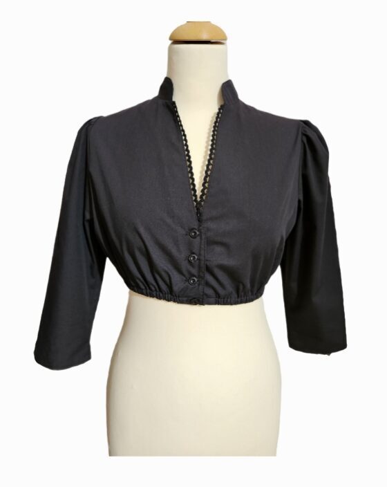 Dirndlbluse 0822 in schwarz