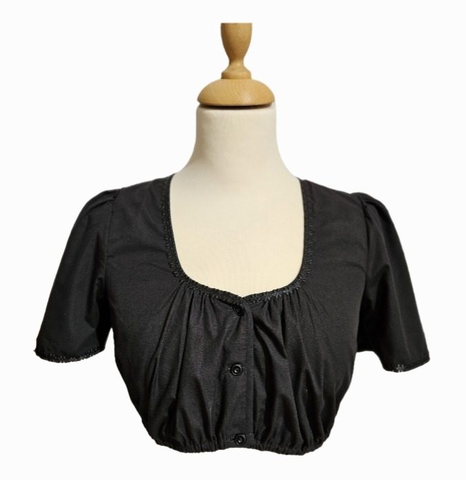 Dirndlbluse 0752 in schwarz