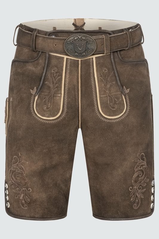 Lederhose Jendrik mit Gürtel