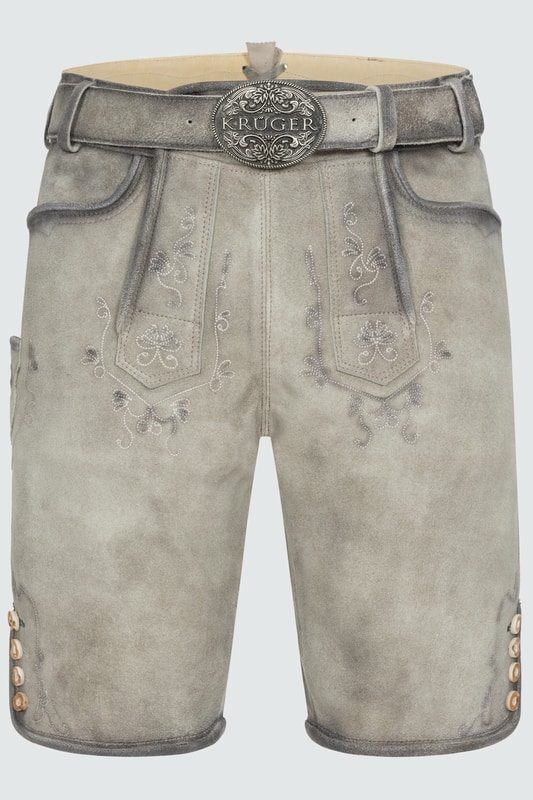 Lederhose Lenny mit Gürtel