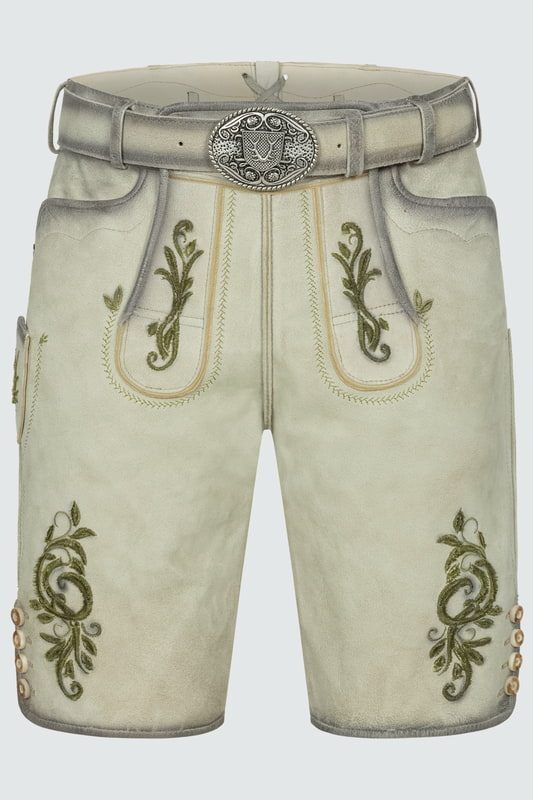 Lederhose Maurus mit Gürtel