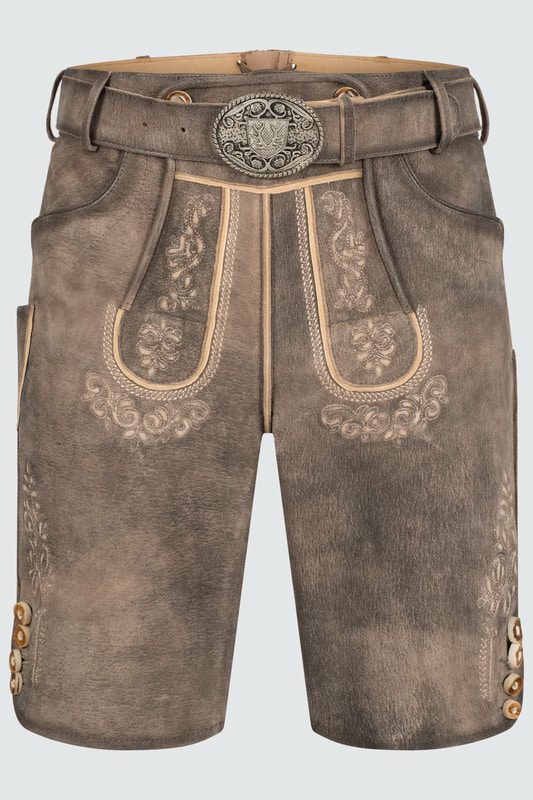 Lederhose Mailo mit Gürtel