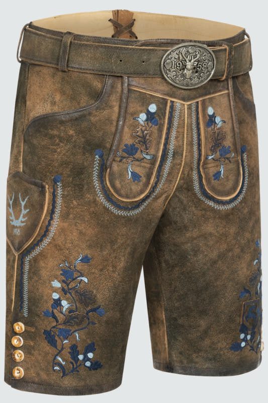 Alternative view of Lederhose Azzuro mit Gürtel