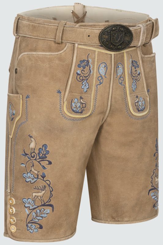 Alternative view of Lederhose Demian mit Gürtel