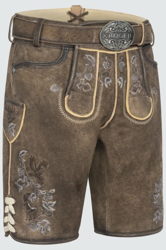 Alternative view of Lederhose Ulli mit Gürtel