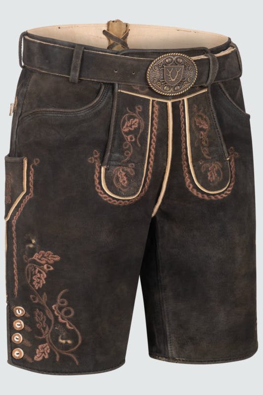 Alternative view of Lederhose Terence mit Gürtel