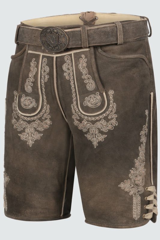 Lederhose Olias mit Gürtel – Bild 4