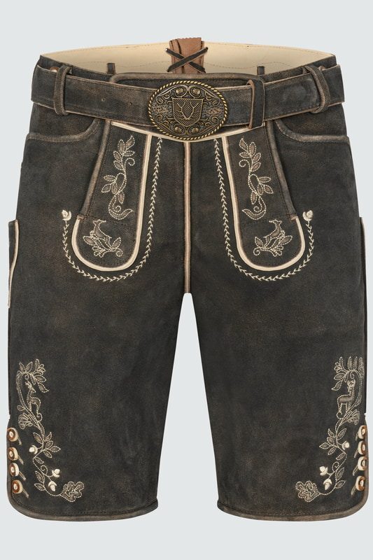 Lederhose Arendt mit Gürtel