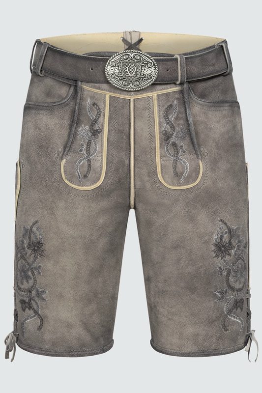 Lederhose Mirko mit Gürtel