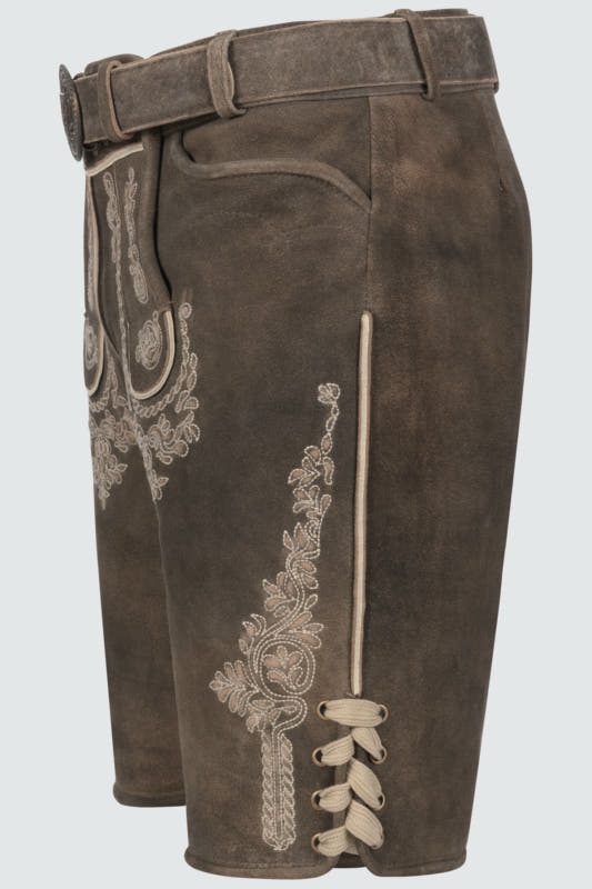 Lederhose Olias mit Gürtel – Bild 5