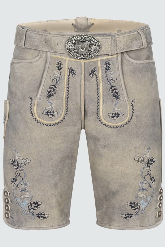 Lederhose Keanu mit Gürtel