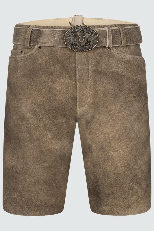 Lederhose Taro mit Gürtel