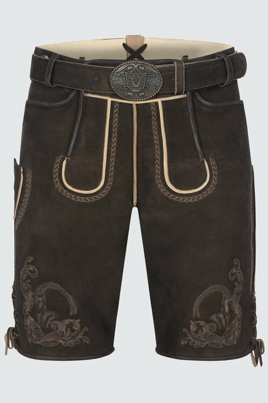 Lederhose Balian mit Gürtel