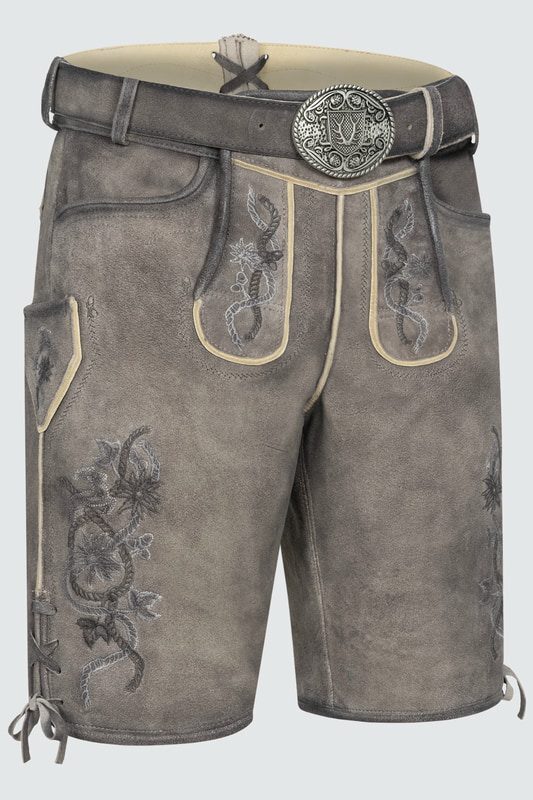 Alternative view of Lederhose Mirko mit Gürtel