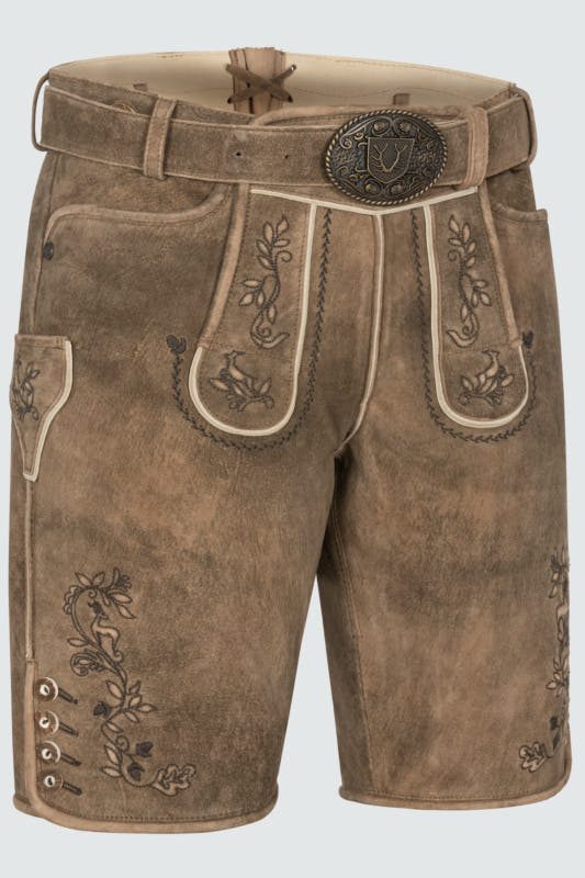 Alternative view of Lederhose Corentin mit Gürtel