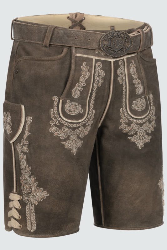 Alternative view of Lederhose Olias mit Gürtel