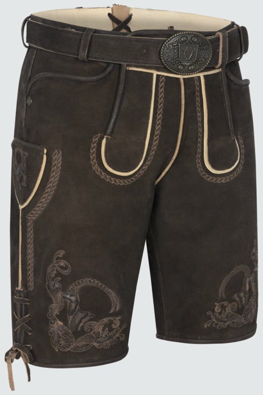 Alternative view of Lederhose Balian mit Gürtel