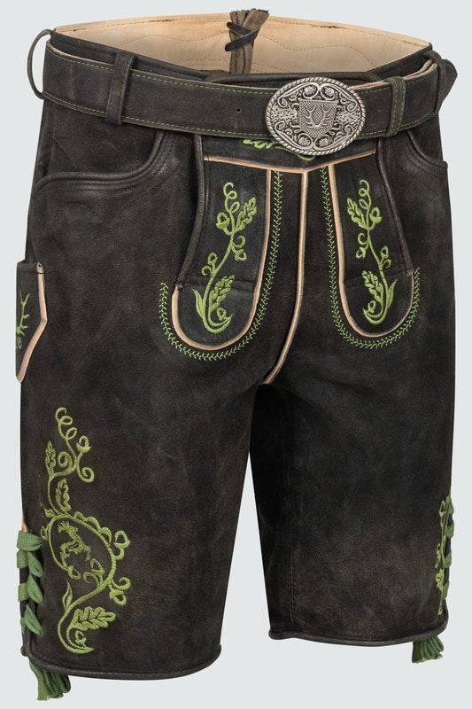 Alternative view of Lederhose Tilo mit Gürtel