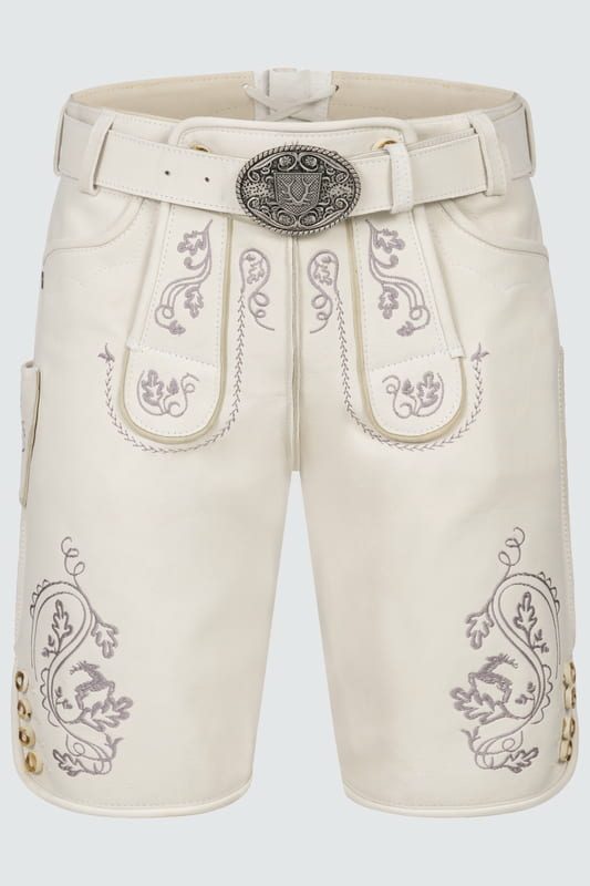 Lederhose Evan mit Gürtel