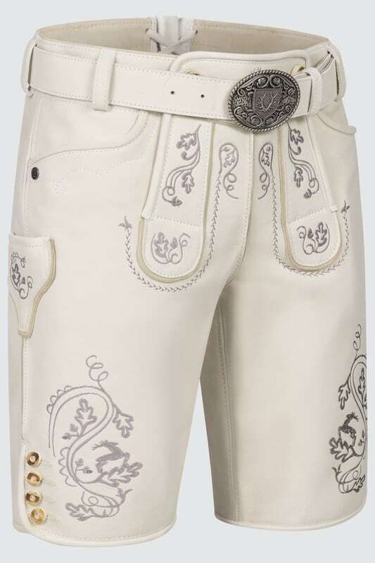 Alternative view of Lederhose Evan mit Gürtel