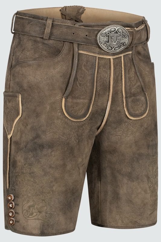 Alternative view of Lederhose Denis mit Gürtel