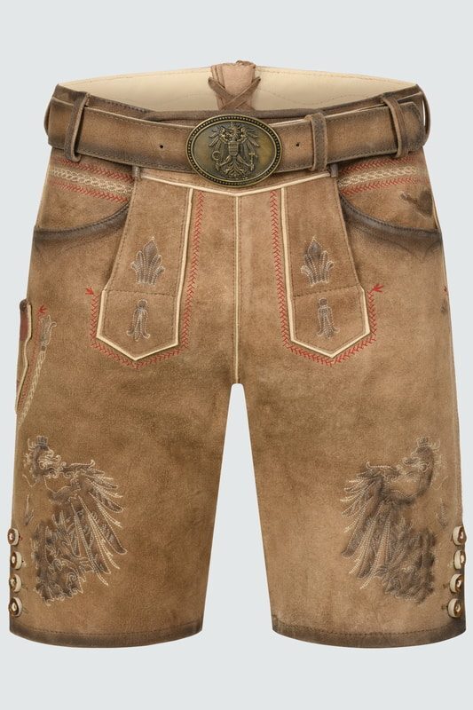 Lederhose Mei Hoamat mit Gürte