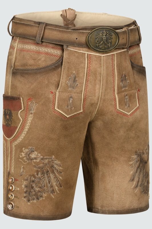 Alternative view of Lederhose Mei Hoamat mit Gürte