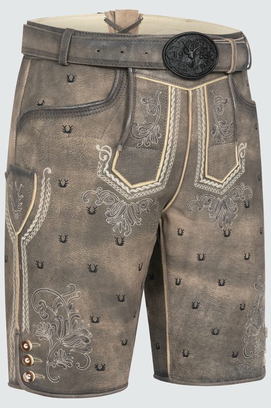 Alternative view of Lederhose Harvey mit Gürtel