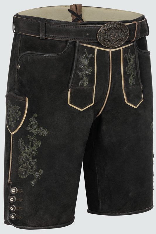 Alternative view of Lederhose Caelius mit Gürtel