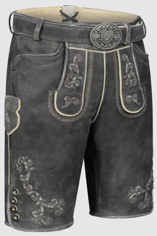 Alternative view of Lederhose Nevi mit Gürtel