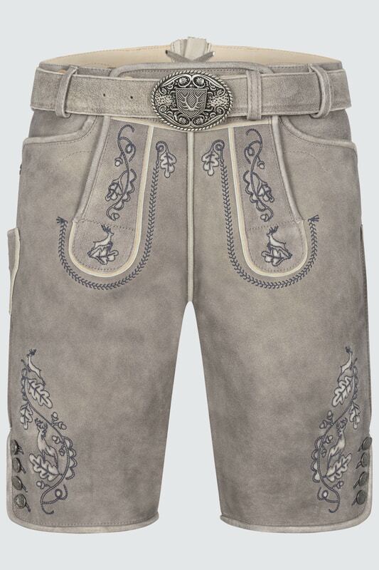 Lederhose Anakin mit Gürtel