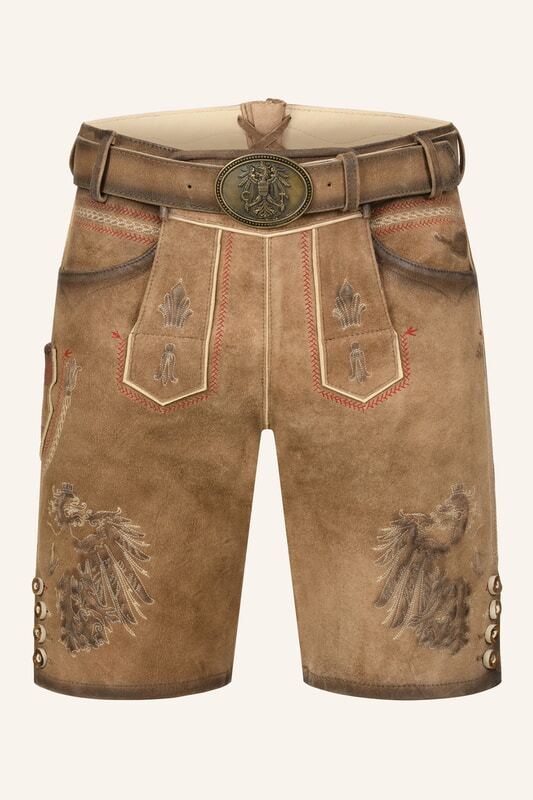 Lederhose Mei Hoamat mit Gürte