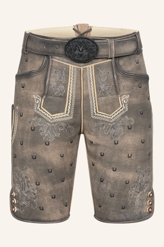 Lederhose Harvey mit Gürtel