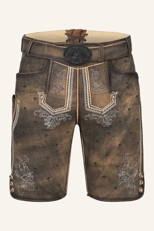 Lederhose Benni mit Gürtel